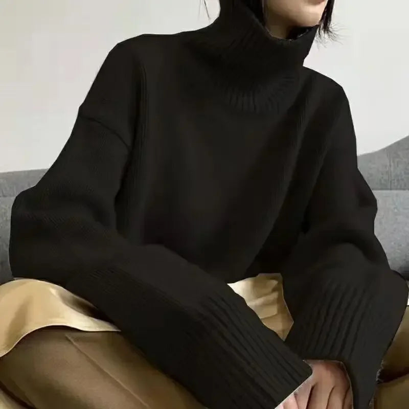 Striped Hole Crop Sweater — Zipper Detail