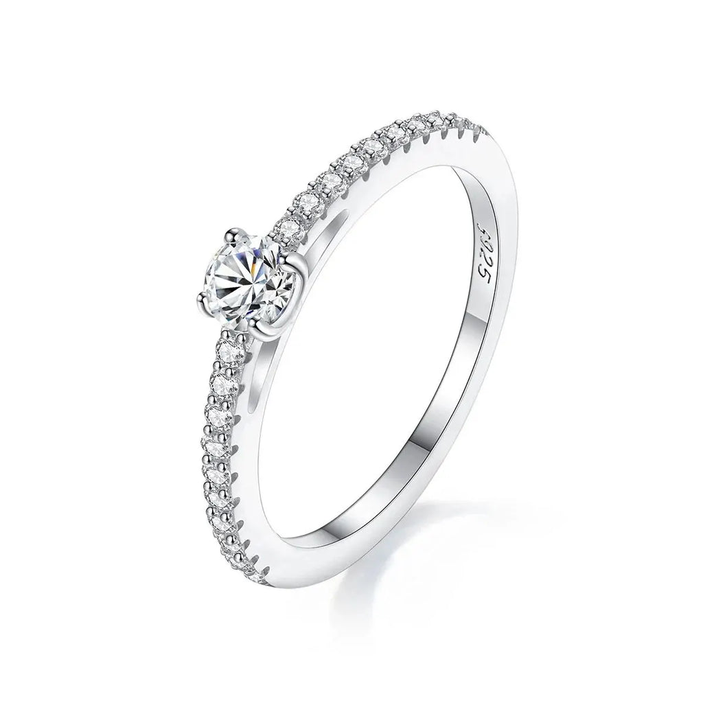 925 Silver Moissanite Ring
