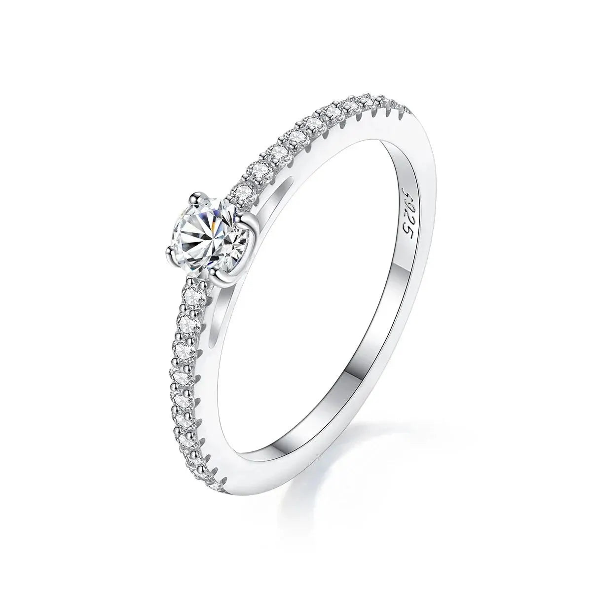 925 Silver Moissanite Ring