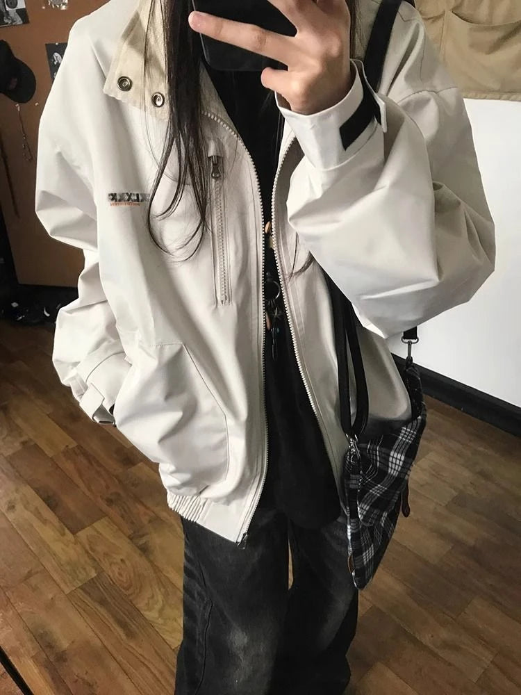 Retro Moto Biker Jacket