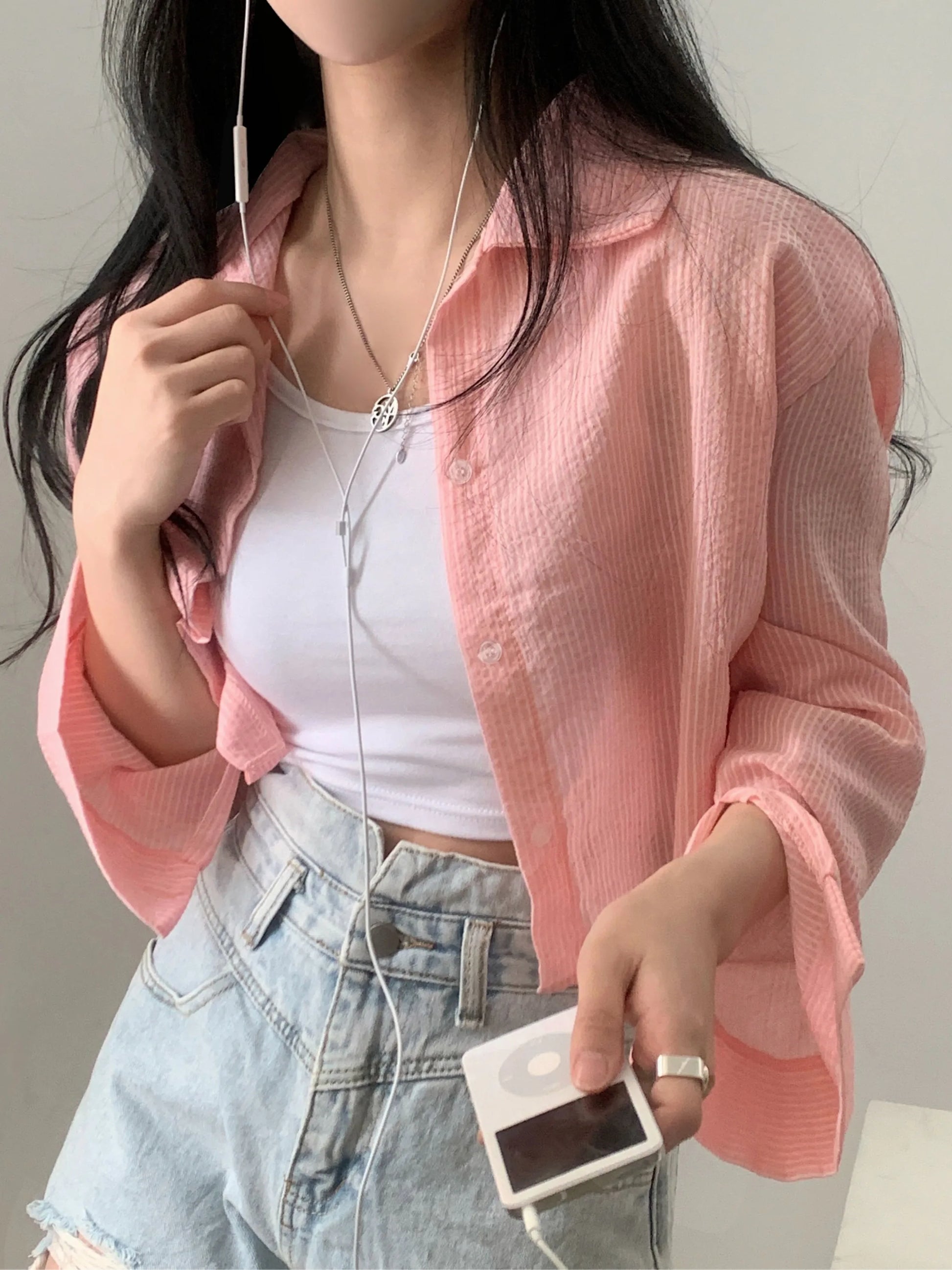 Striped Tube Blouse – Small Size Summer Fit
