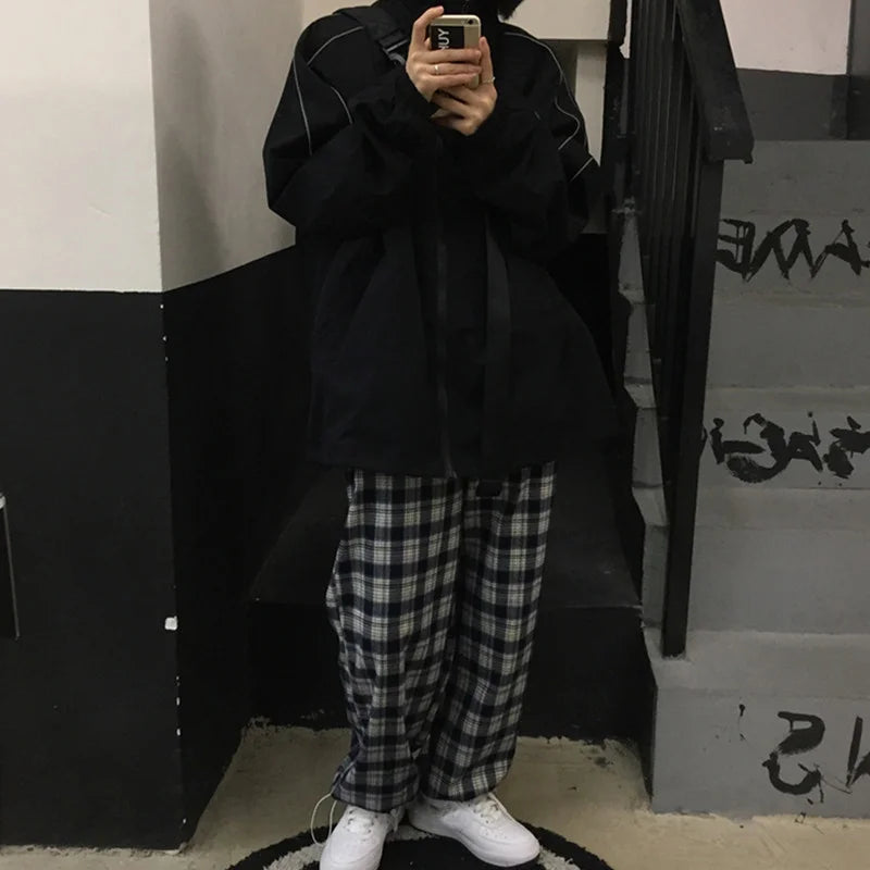 Reflective Jacket – Casual Windbreaker with Vintage Charm