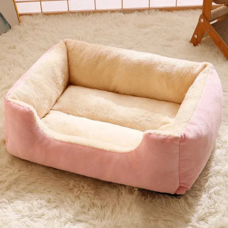Cozy Pet Cushion House – Soft and stylish bed for cats & small dogs, perfect for snuggles