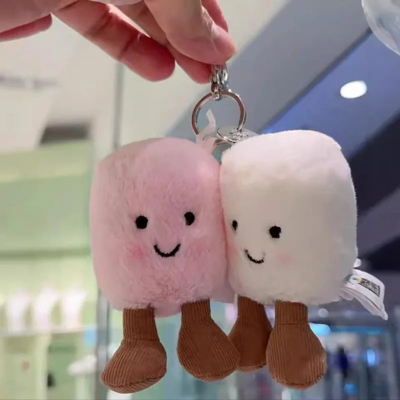 Jelly Cat Plush Keychain – Cotton Candy Two-Tone Soft Plush
