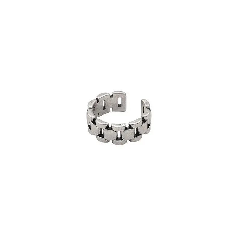 925 Silver Cross Hollow Finger Ring – Creative