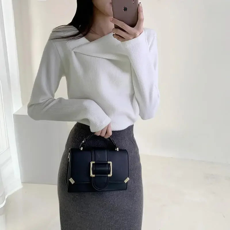 Winter Top Slim Polyester