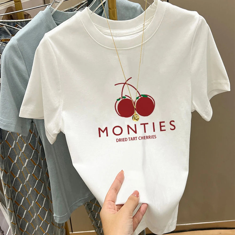 White Cotton Tee – Loose Summer Fit