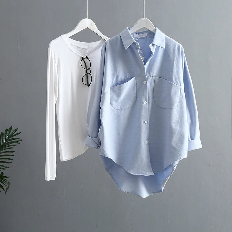 Long Sleeve Blouse – Vintage Style Summer Top