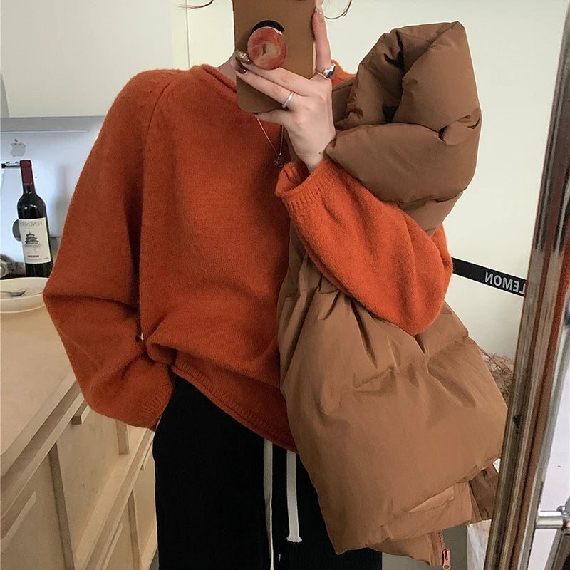 Cartoon Logo O-Neck Sweater — Casual Jumper