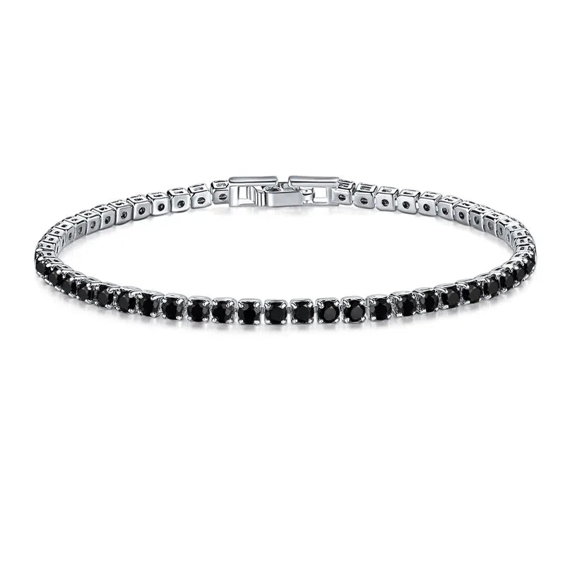 925 Sterling Silver Zircon Austrian Crystal Bracelet