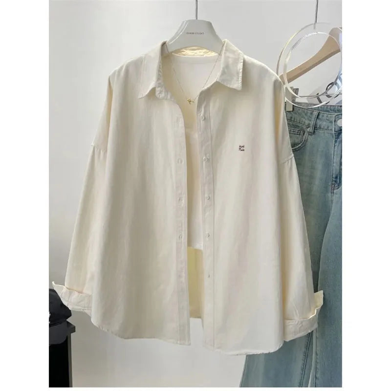 Solid Color Short Coat – Loose Blouse Jacket