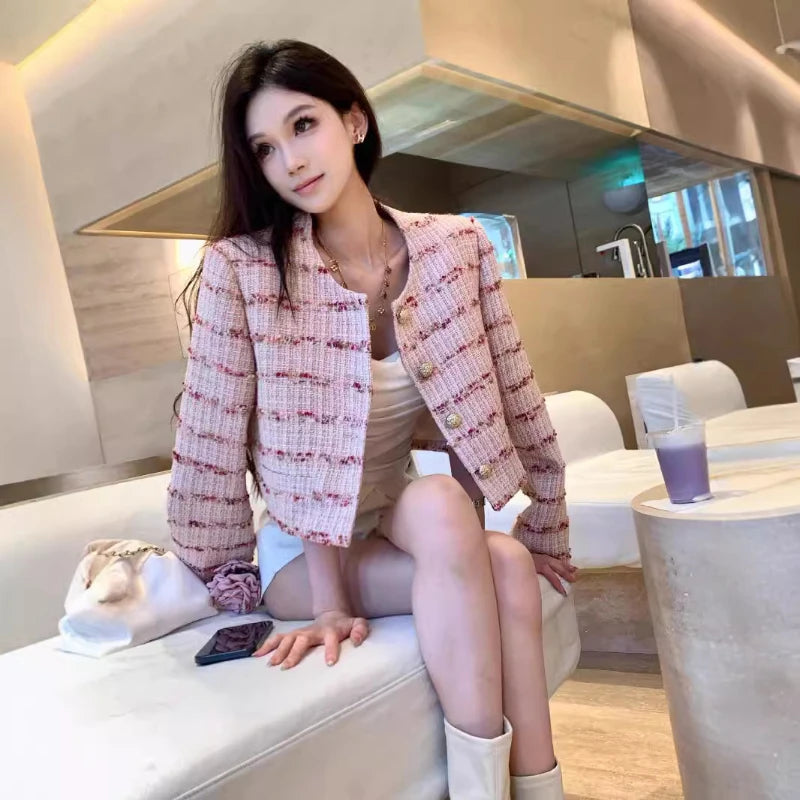 French Style Short Jacket – Elegant & Soft