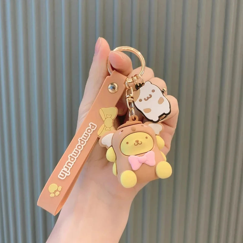 Sanrio Character Keychain – Kuromi, Cinnamoroll, Hello Kitty, My Melody