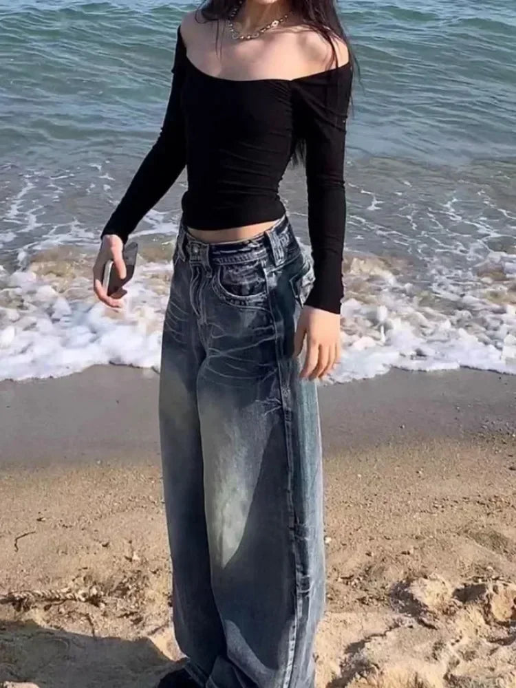 Vintage 2000s Baggy Jeans – Oversized Streetwear Denim