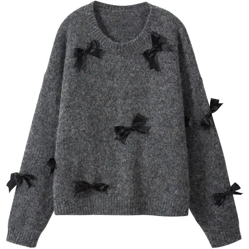 Bow Sweater – Unique Short Sleeve Knit Top