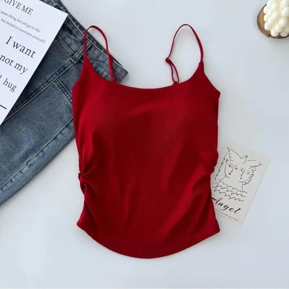 Sling Tank Crop Top – Black & White Essentials