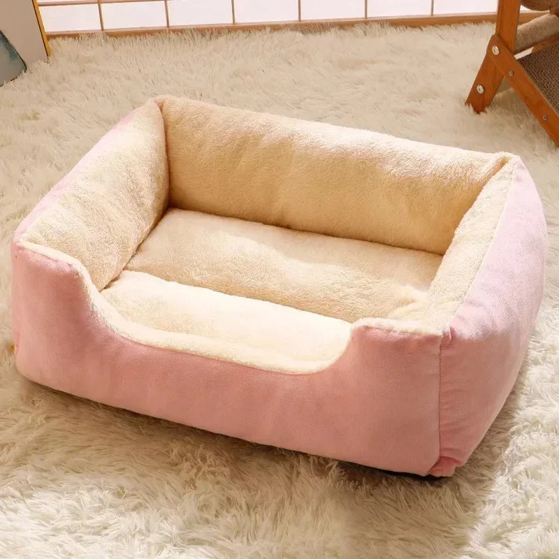 Cozy Pet Cushion House – Soft and stylish bed for cats & small dogs, perfect for snuggles