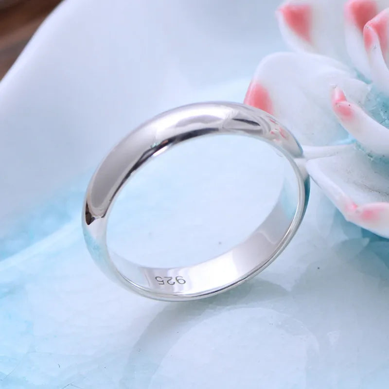 925 Silver Couples Smooth Ring